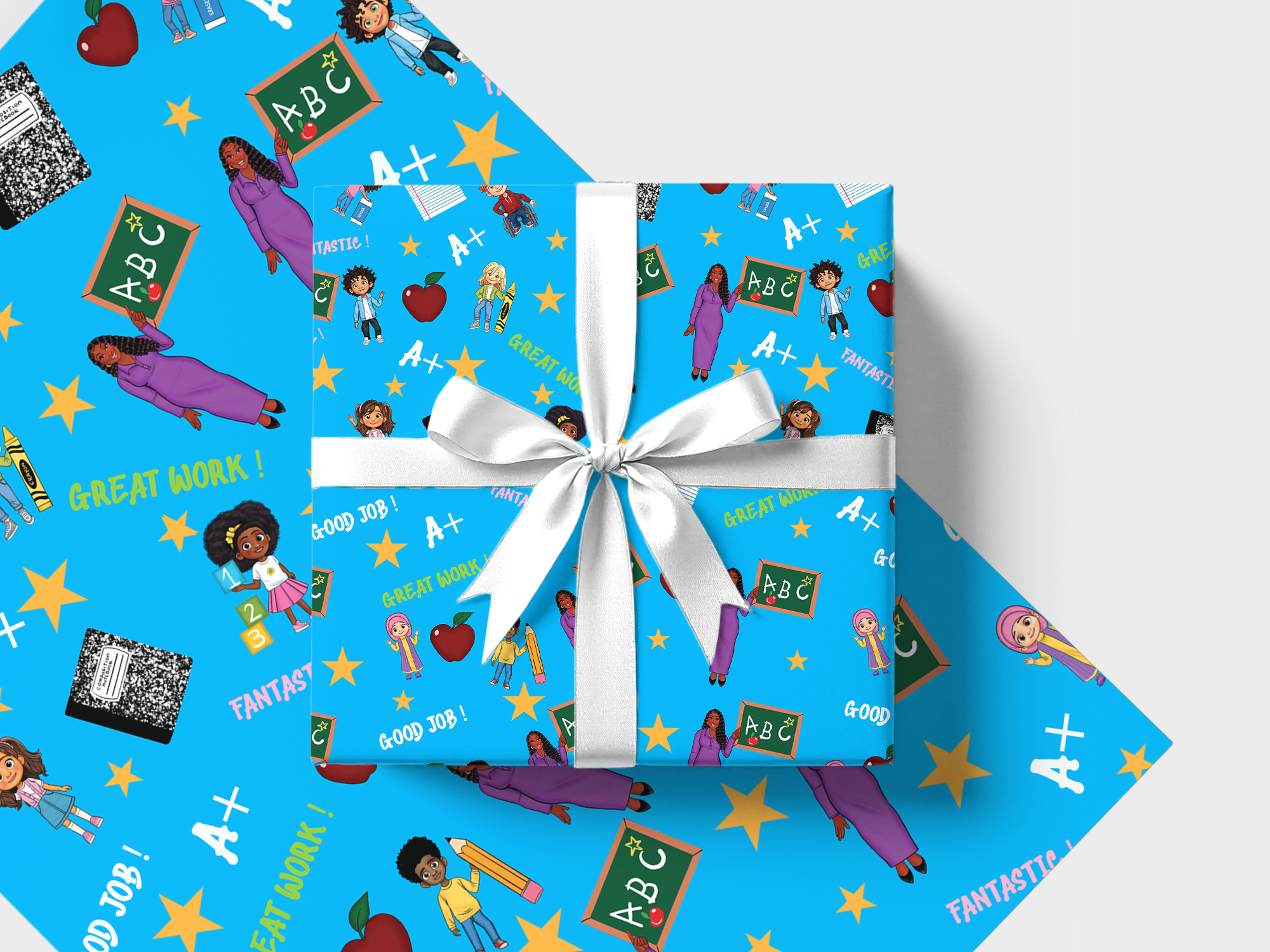 Ms. Houston's Inspire Learning Gift Wrap | Limited Edition Licensed Collection
