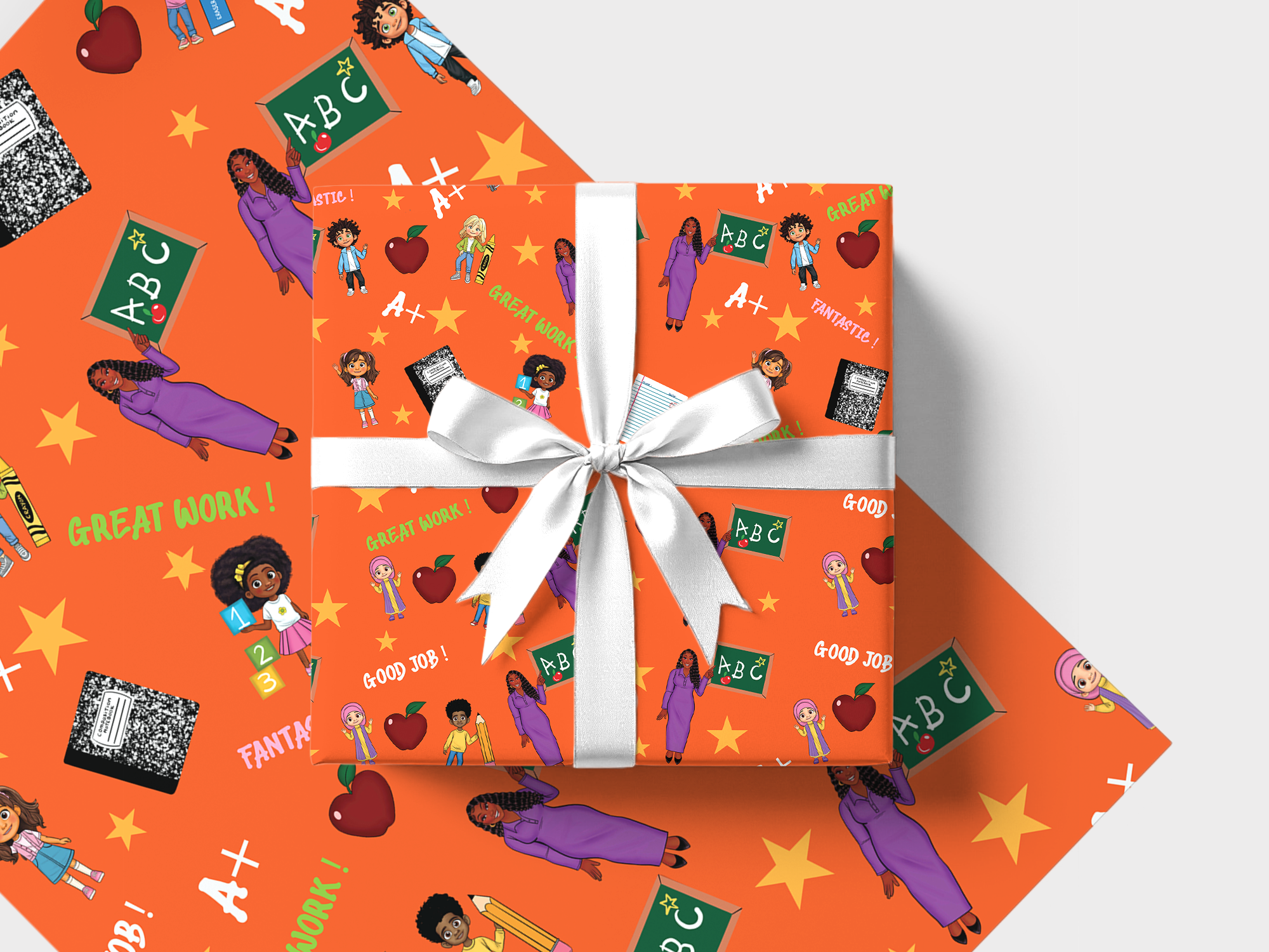 Ms. Houston's Inspire Learning Gift Wrap | Limited Edition Licensed Collection