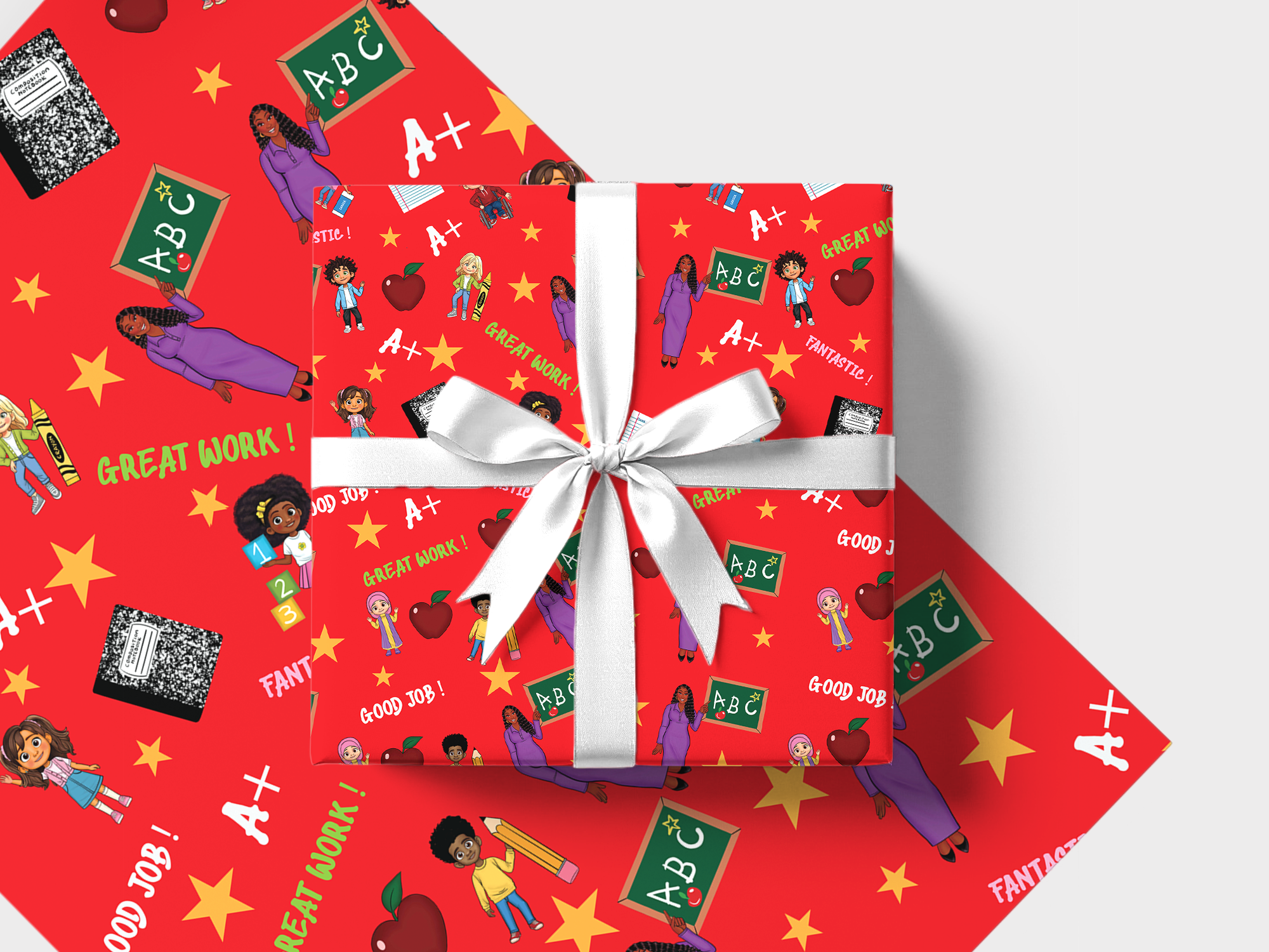 Ms. Houston's Inspire Learning Gift Wrap | Limited Edition Licensed Collection