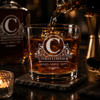 The Legacy Personalized Whiskey Glass Free Shipping