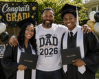 2026 Graduate Proud Dad Tee