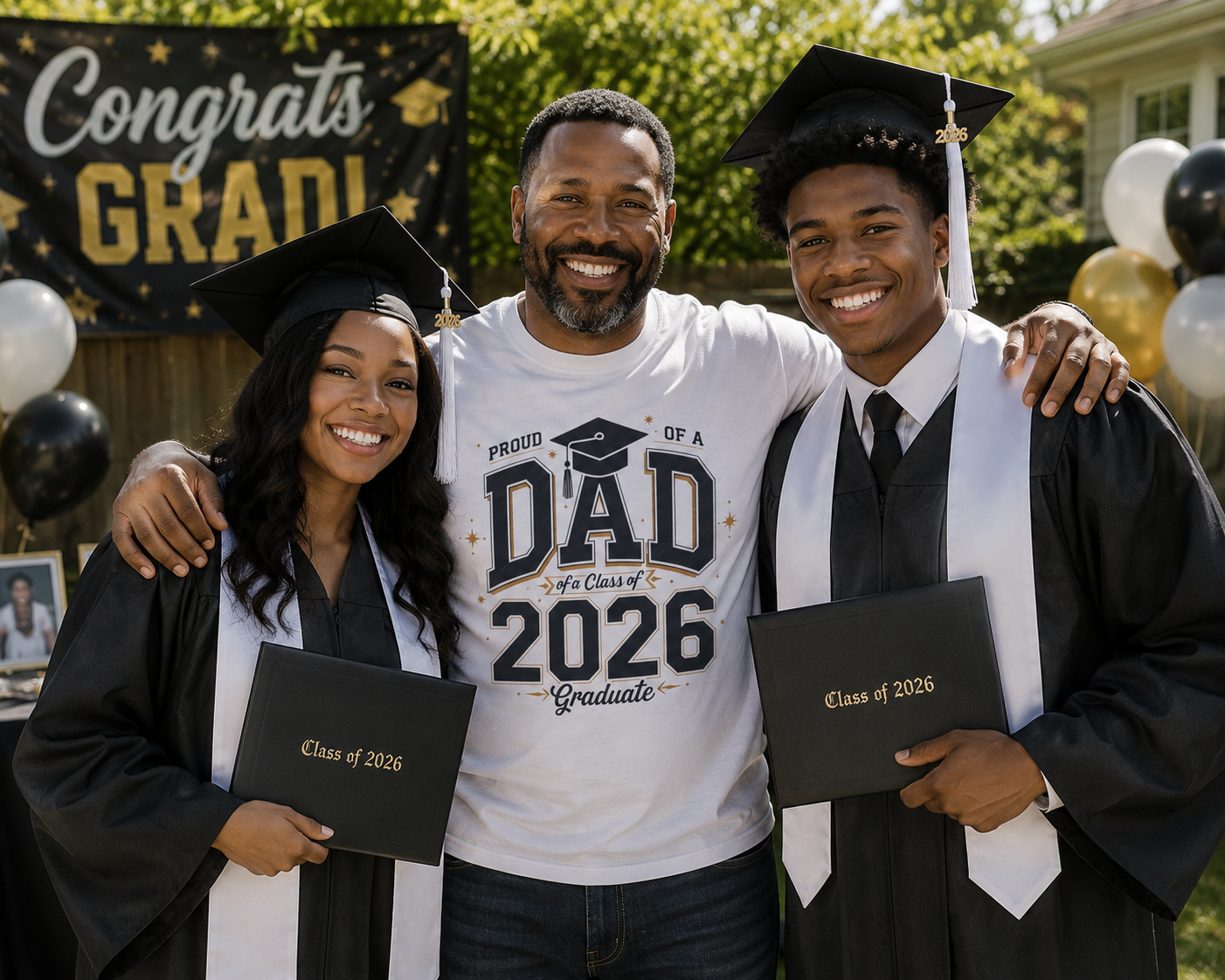 2026 Graduate Proud Dad Tee