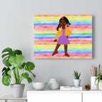 Magical African American Canvas Art Featuring Syreniti