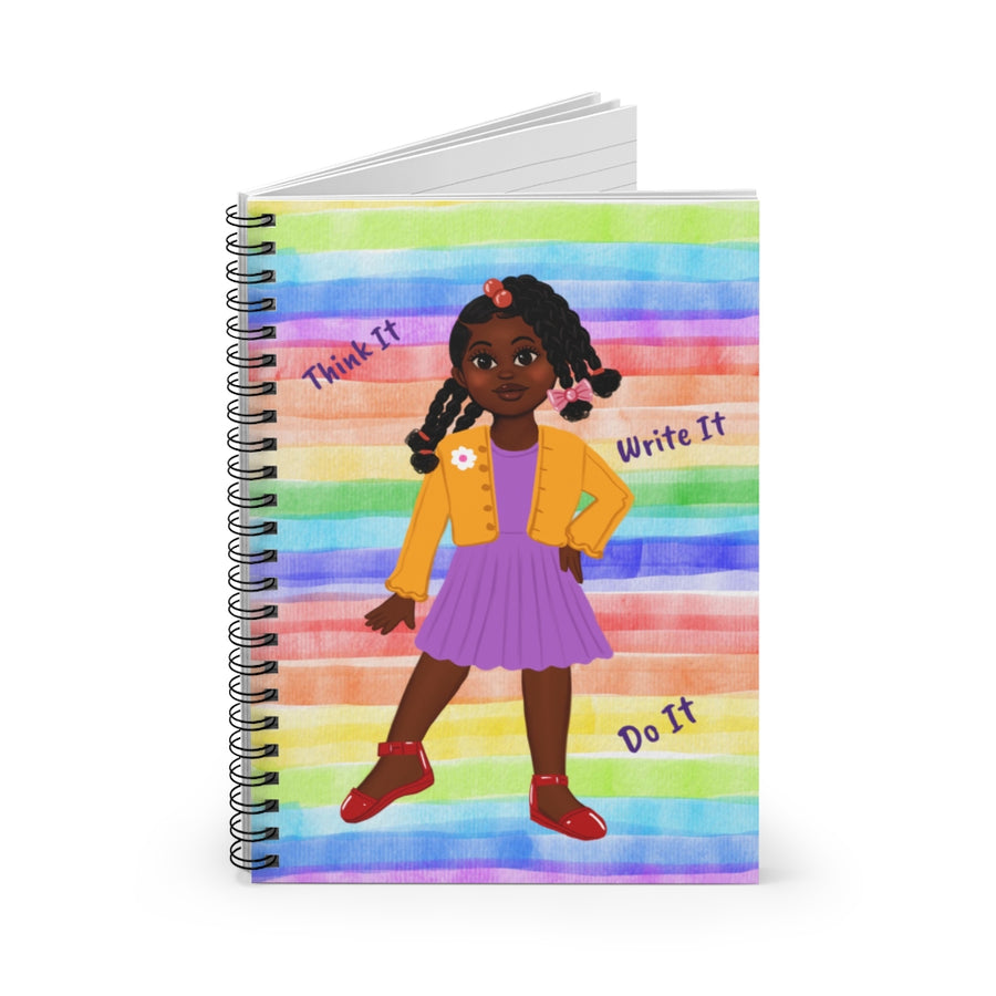 Magical African American Spiral Notebook - Featuring Syreniti
