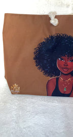 Weekender Bag Dark Brown Featuring Essence