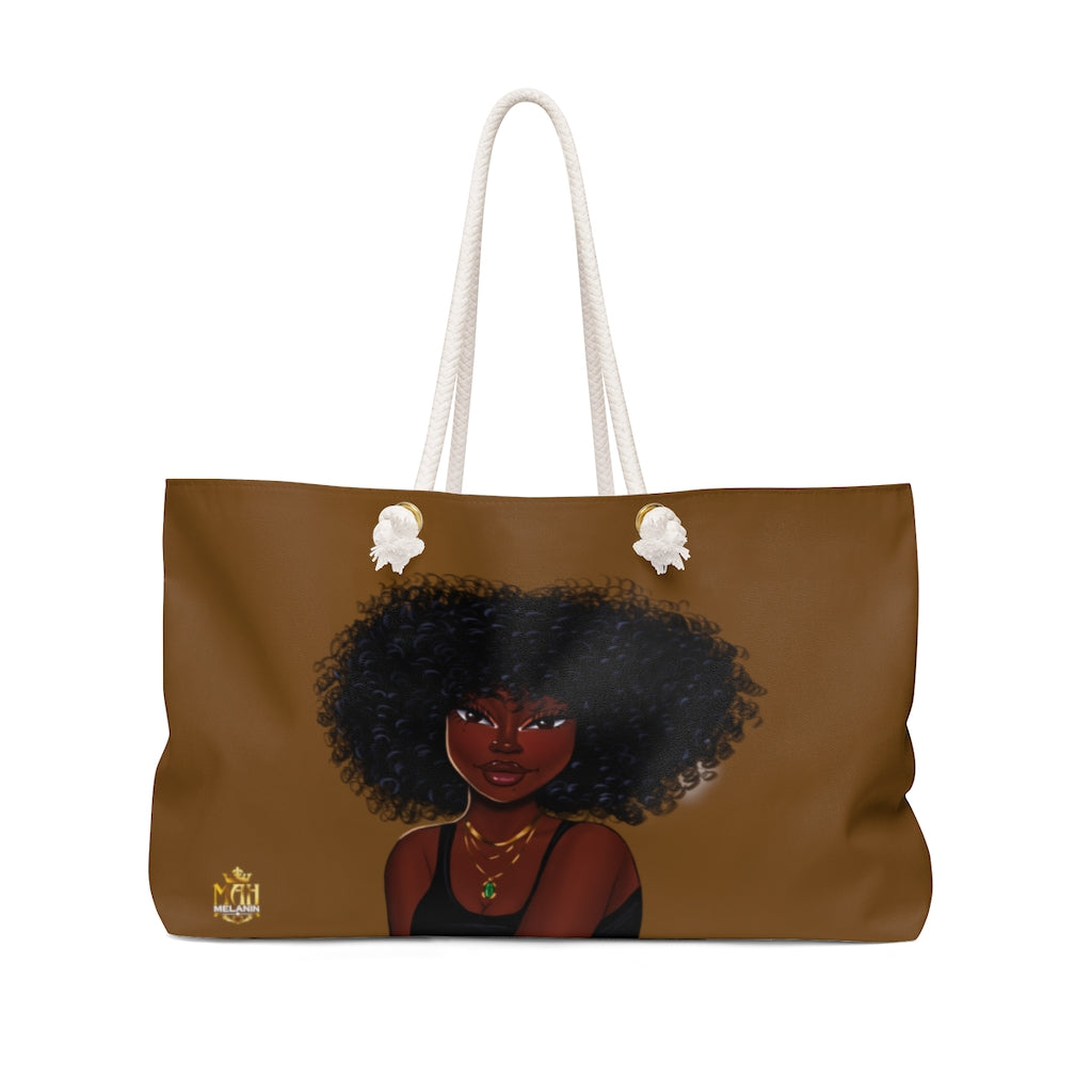 Weekender Bag Dark Brown Featuring Essence