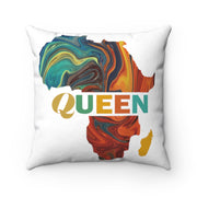 I Am Queen Pillow (White)