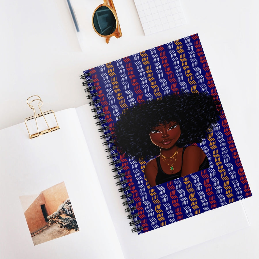 African American Royalty Spiral Notebook - Featuring Essence
