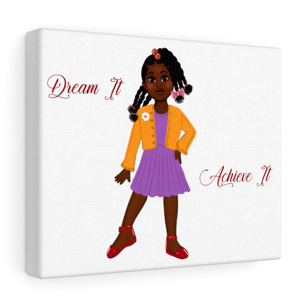 African American Canvas Art Featuring Syreniti (Red)