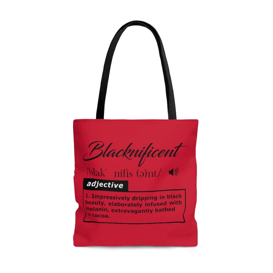 Blacknificient Tote Bag (Red)