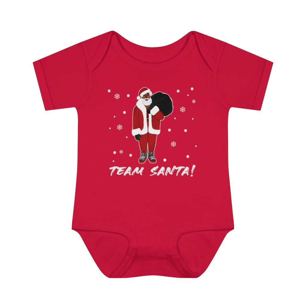 Infant Team Santa Rib Bodysuit (NB-12M)