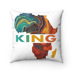 I Am King Pillow (White)