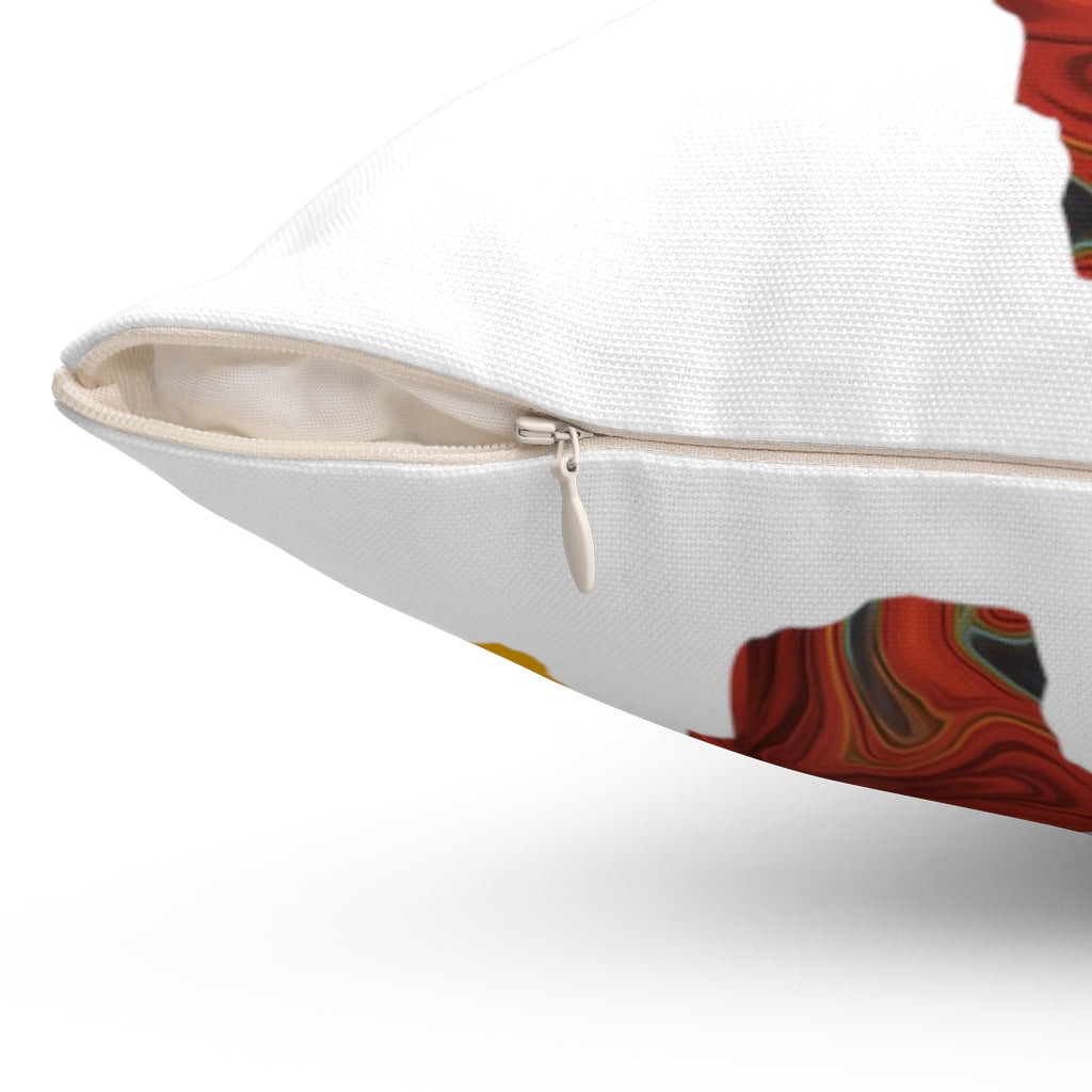 I Am King Pillow (White)