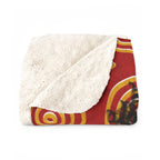 Regal Sherpa Fleece Blanket Featuring Essence