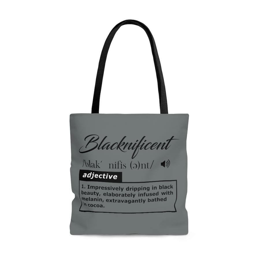 Blacknificient Tote Bag (Charcoal)
