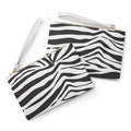 African American Vegan Leather Clutch (Animal Print)