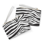 African American Vegan Leather Clutch (Animal Print)