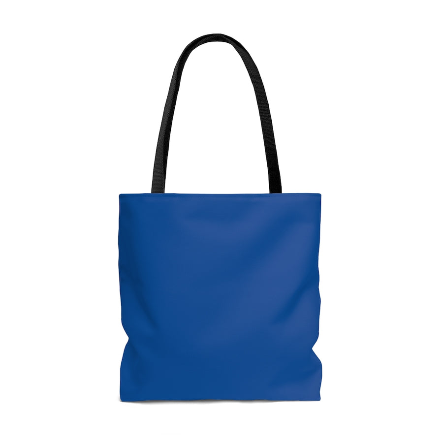 Pretty, Black and Educated Tote Bag (Blue)