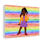 Magical African American Canvas Art Featuring Syreniti