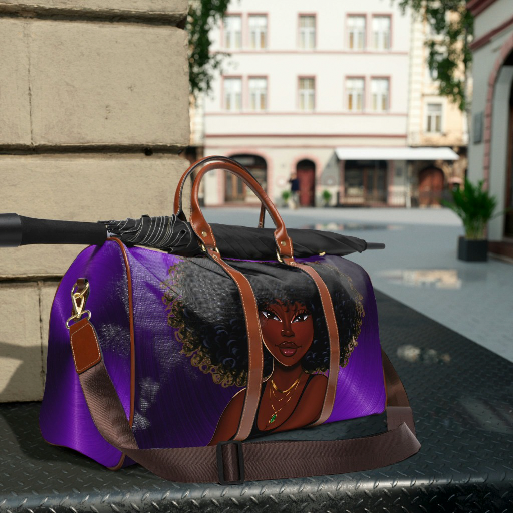 Color Me Purple Waterproof Travel Bag