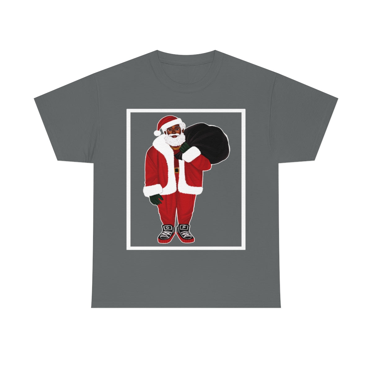 Adult Unisex Ken, The Black Santa Shirt (3XL to 5XL)