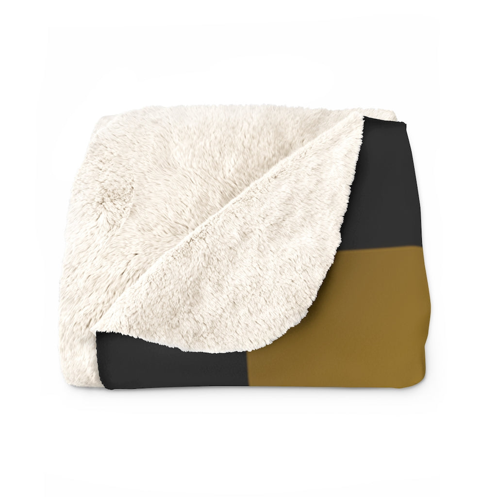 Black Man Resilient Sherpa Fleece Blanket