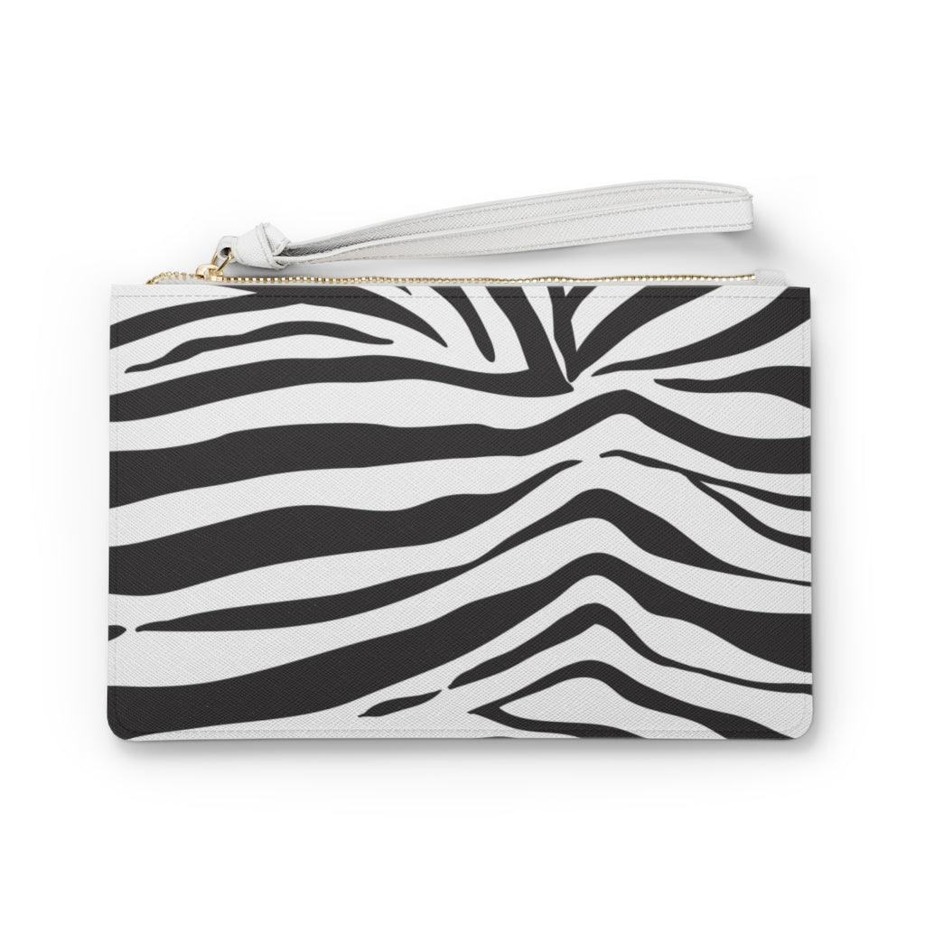 African American Vegan Leather Clutch (Animal Print)