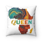 I Am Queen Pillow (White)