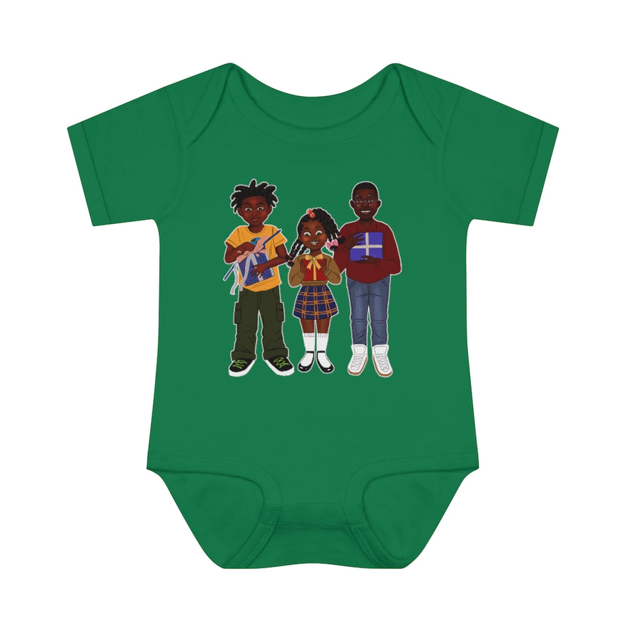 Infant African American Kulture Kids Rib Bodysuit (NB-12M)