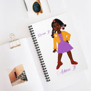 African American Spiral Notebook - Featuring Syreniti (Purple)