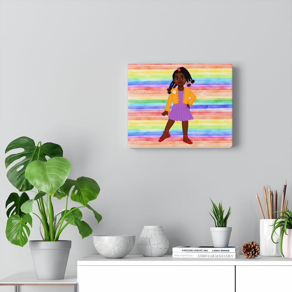 Magical African American Canvas Art Featuring Syreniti