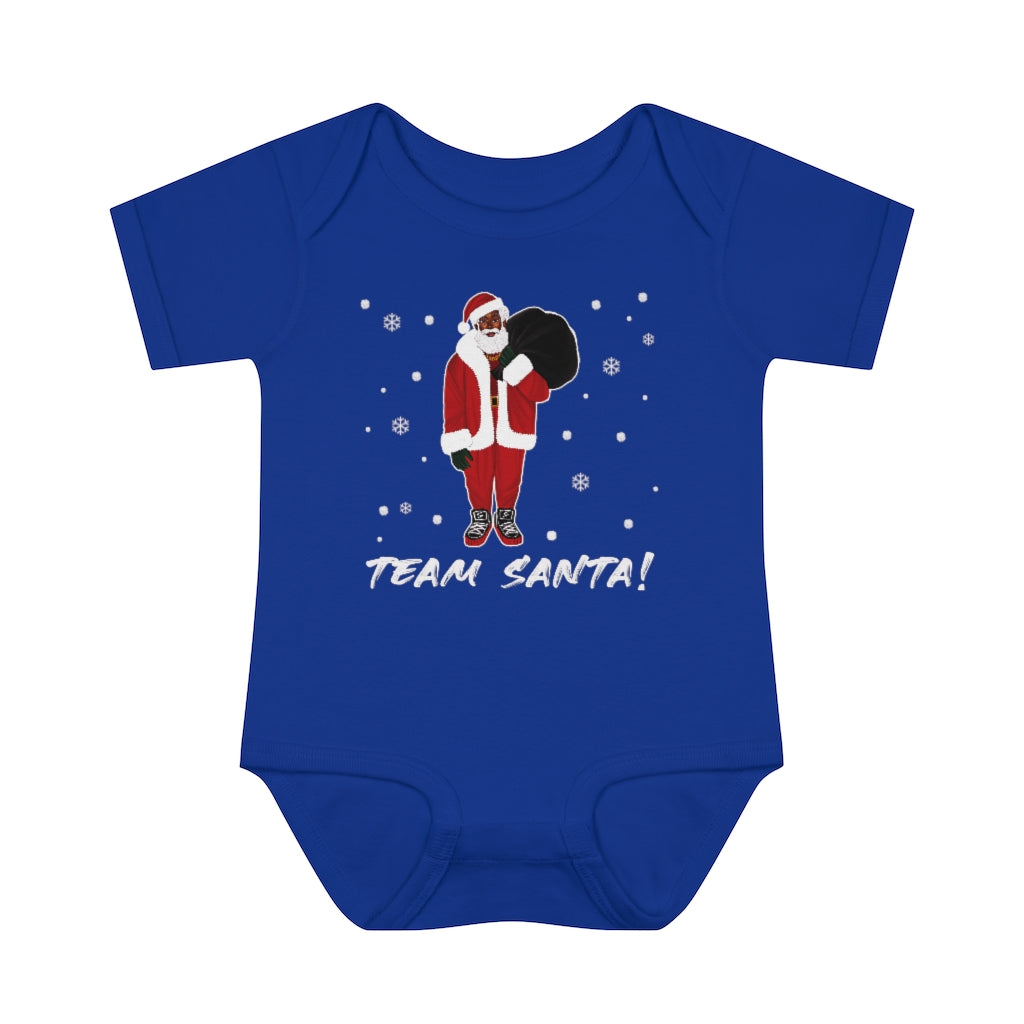 Infant Team Santa Rib Bodysuit (NB-12M)