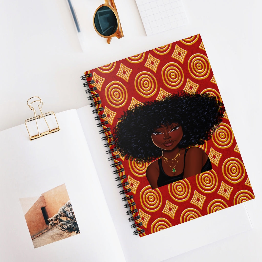 African American Regal Spiral Notebook - Featuring Essence