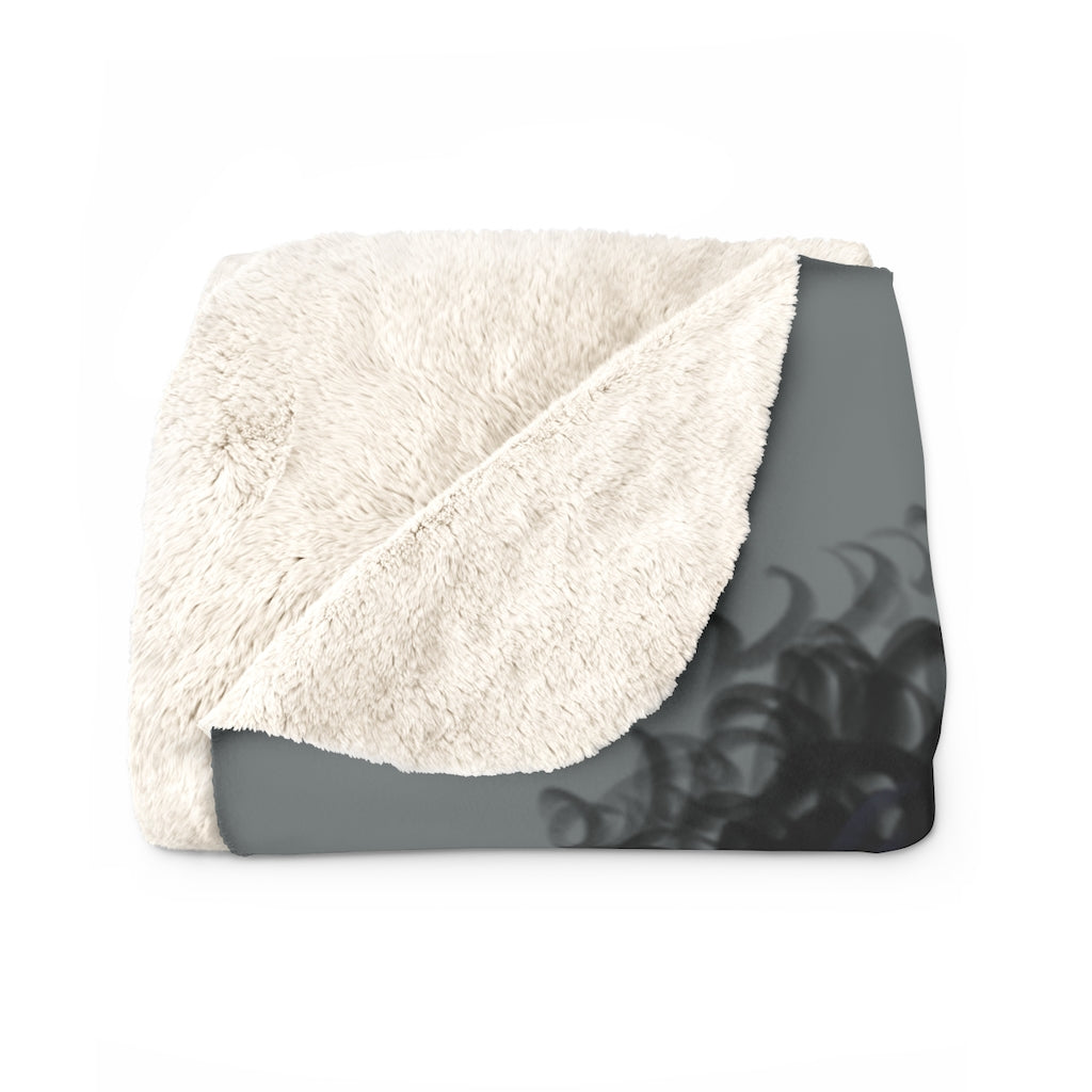 Sherpa Fleece Blanket Featuring Essence and Malik Smoke