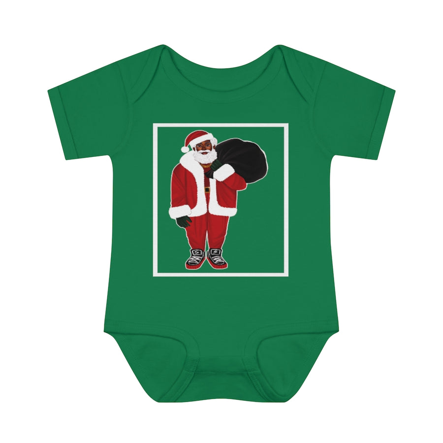 Infant Ken, The Black Santa Rib Bodysuit