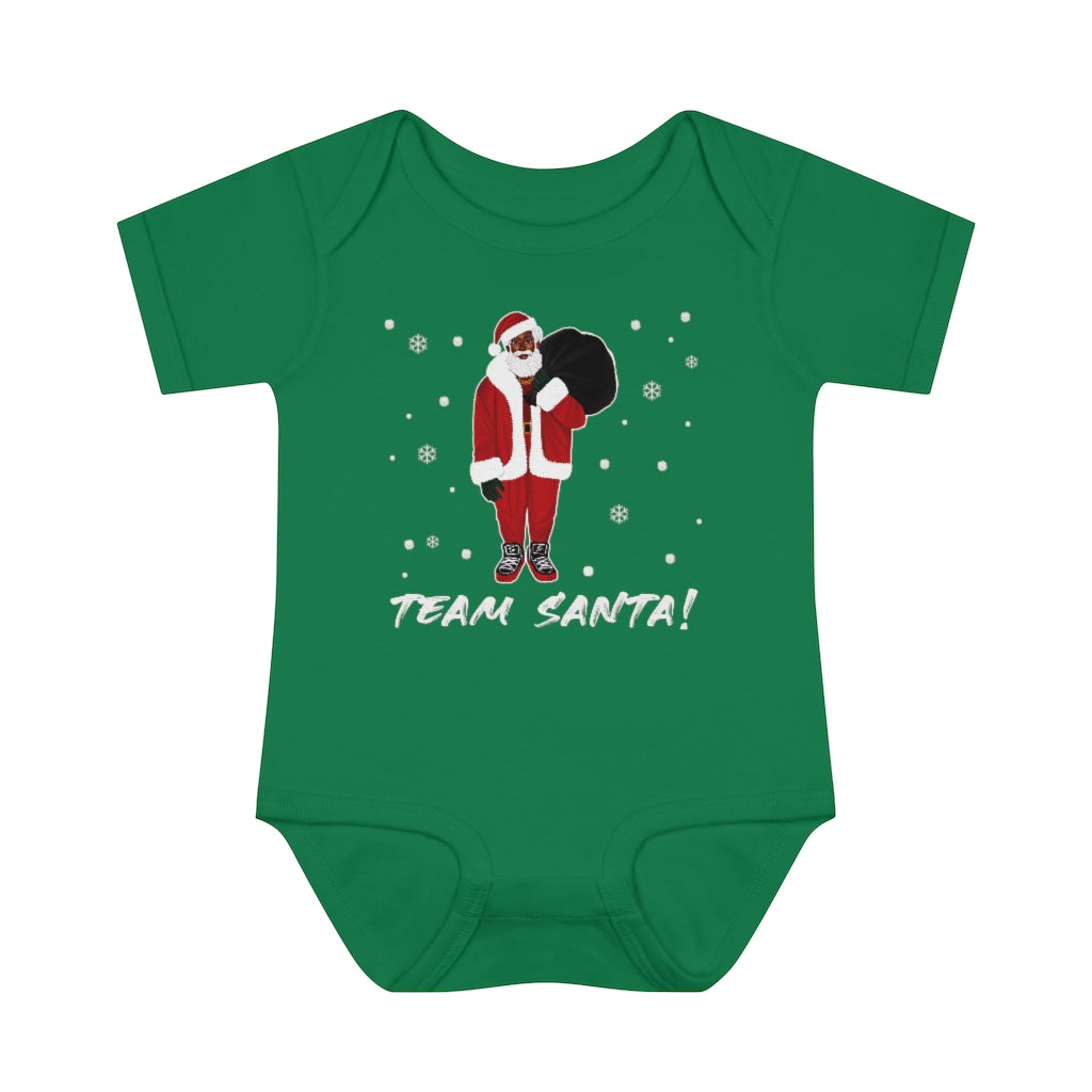 Infant Team Santa Rib Bodysuit (NB-12M)