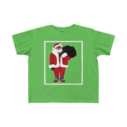 Toddler Black Santa Tee (2T-6T)