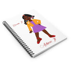 African American Spiral Notebook - Ruled Line Featuring Syreniti (Red)