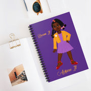 African American Spiral Notebook - Featuring Syreniti (Dark Purple)