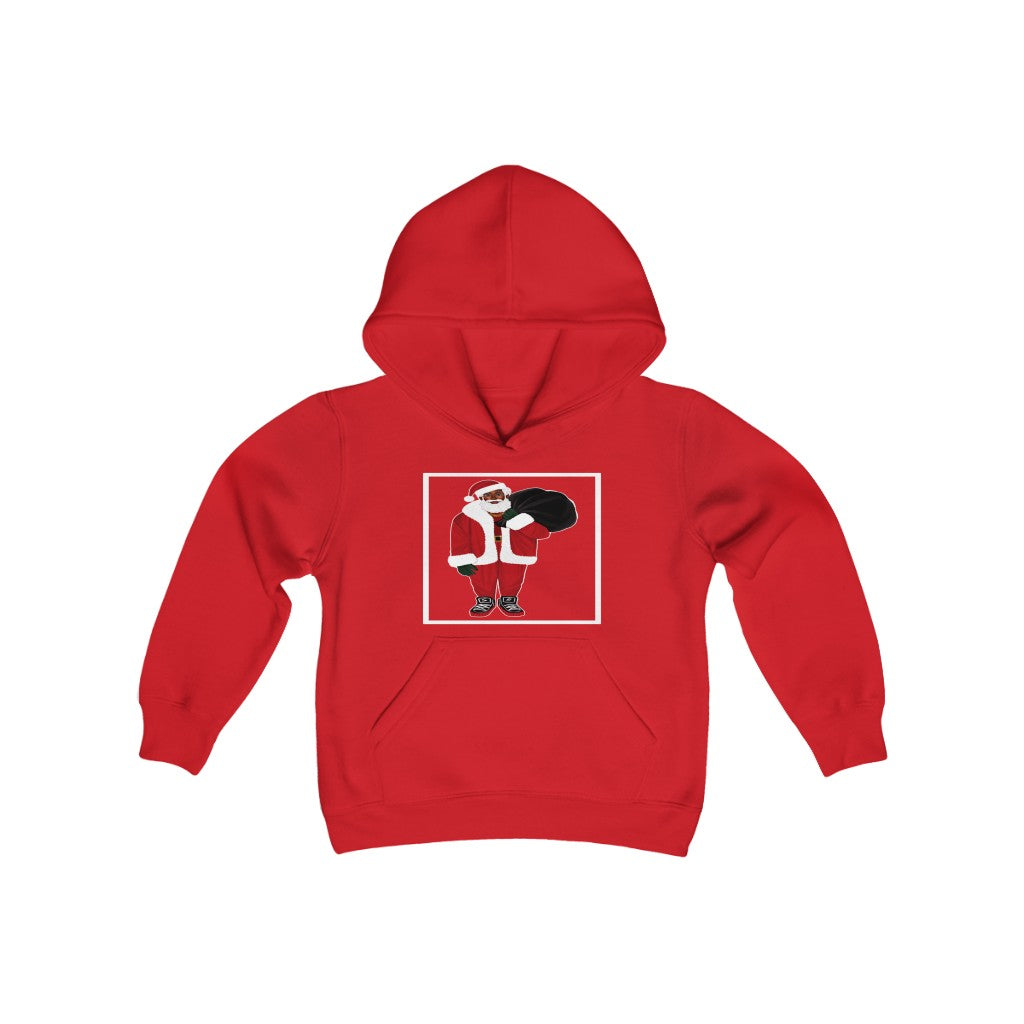 Youth Unisex Ken, The Black Santa Hoodie (S-XL)
