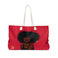 Weekender Bag Red Featuring Essence