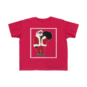 Toddler Black Santa Tee (2T-6T)