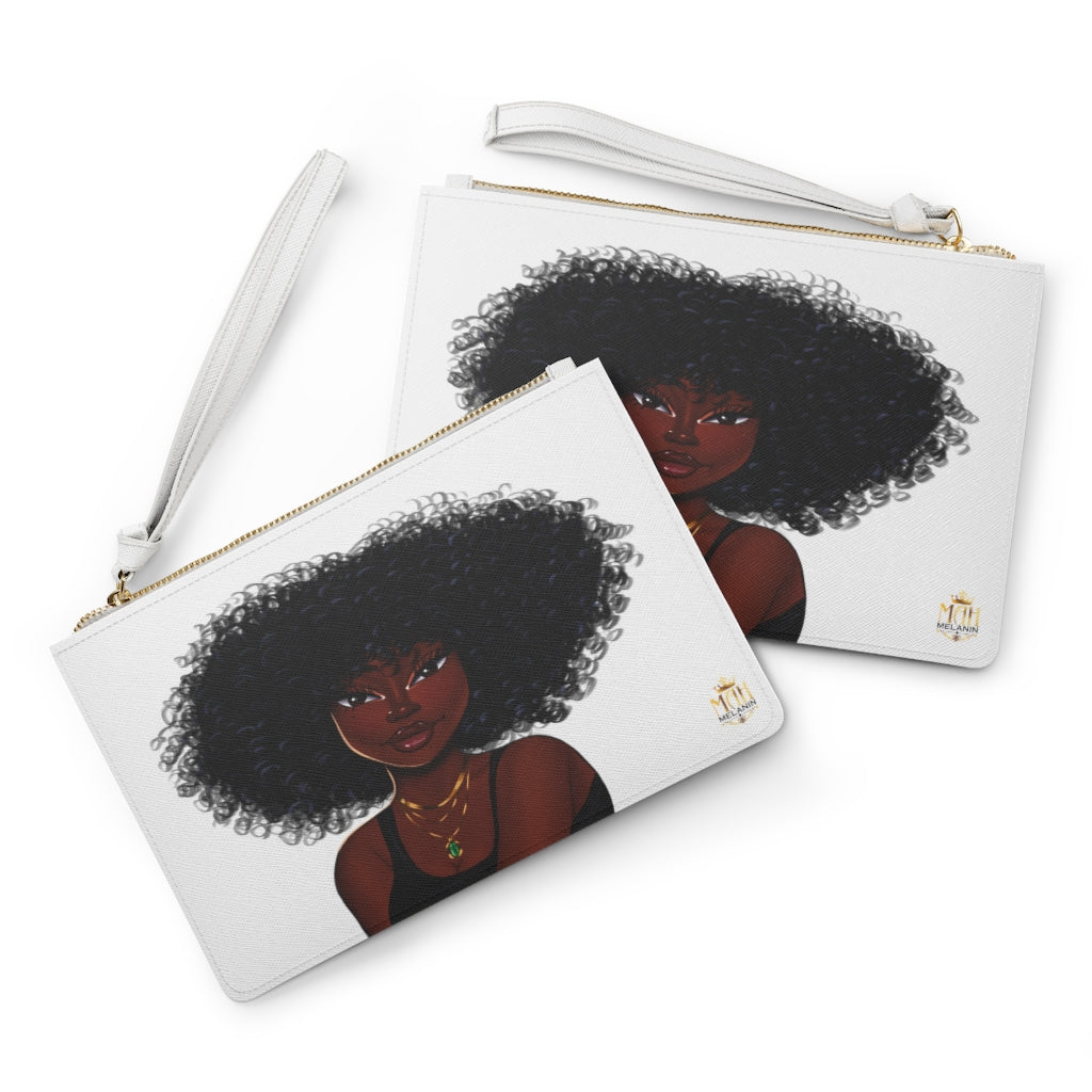 African American Vegan Leather Clutch