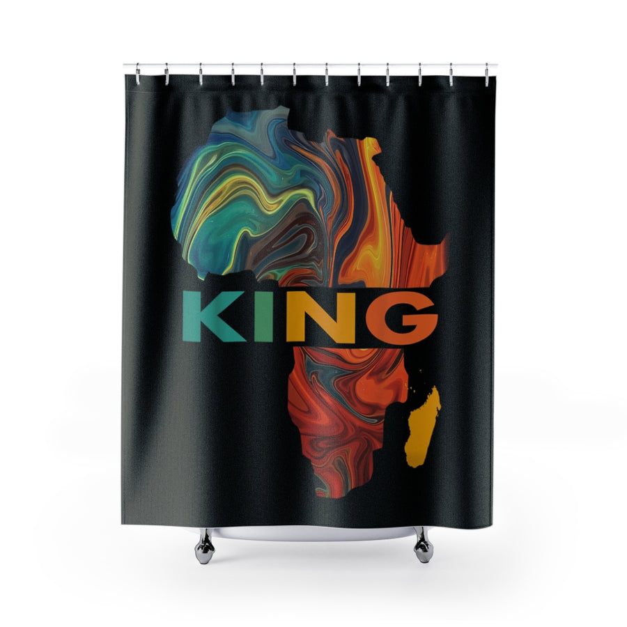 I Am King, Black Shower Curtains